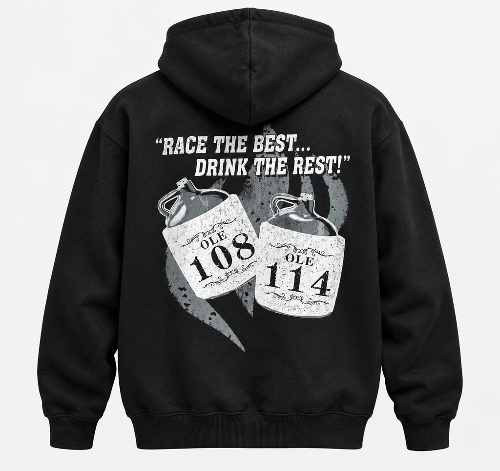"Race the Best... Drink the Rest!" Logo Hoodie