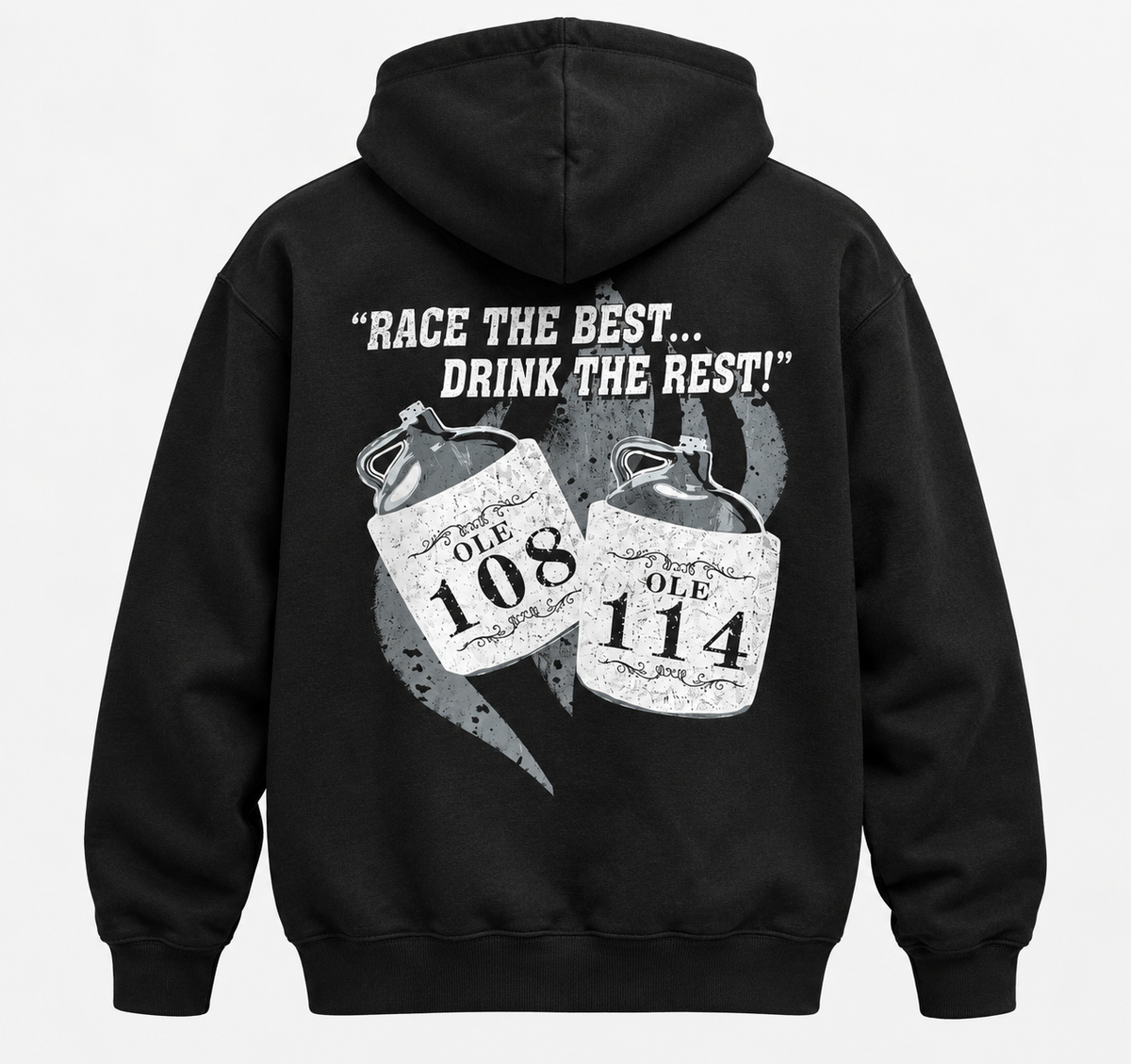 "Race the Best... Drink the Rest!" Logo Hoodie