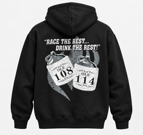 "Race the Best... Drink the Rest!" Logo Hoodie